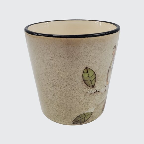 Preowned Great Gatherings Owl Coffee Cup Mug Ceramic Stoneware Owls On A Branch - Picture 2 of 7